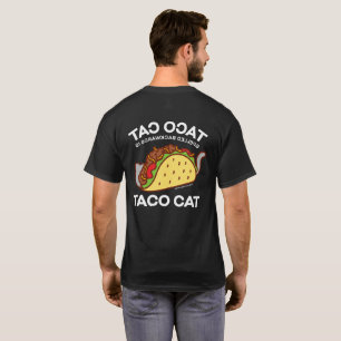 Camiseta T-shirt do gato - o CAT do TACO soletrado para
