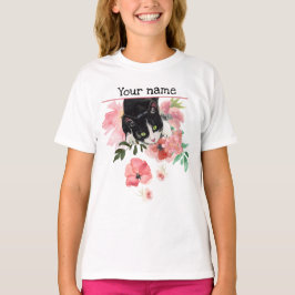 Camiseta T-shirt do gato preto