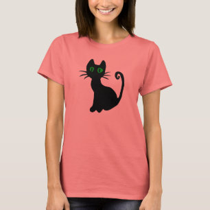 Camiseta T-shirt do gato preto