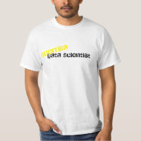 T-shirt do geek do cientista dos dados da