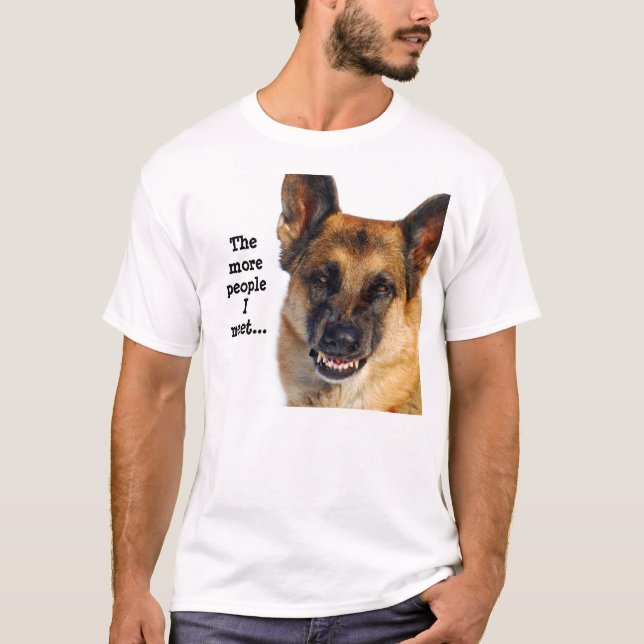 Camiseta T-shirt do german shepherd (Frente)