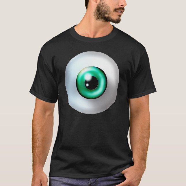 Camiseta T-shirt do globo ocular (Frente)