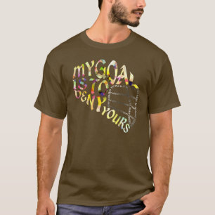 Camiseta T-shirt do Goalie do Lacrosse com impressão do