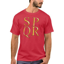 T-shirt do gráfico de SPQR