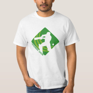 Camiseta T-shirt do grilo de Mahendra Dhoni