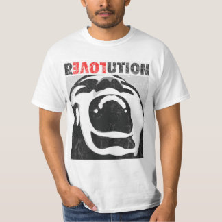 Camiseta T-shirt do gritar do amor da revolução