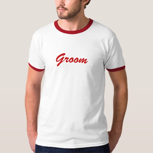Camiseta T-Shirt do Groom (Frente)