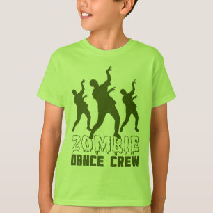 Camiseta T-shirt do grupo da dança do zombi