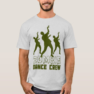 Camiseta T-shirt do grupo da dança do zombi