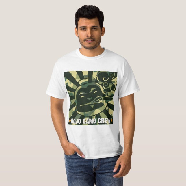 Camiseta T-shirt do grupo de Camo (Frente Completa)