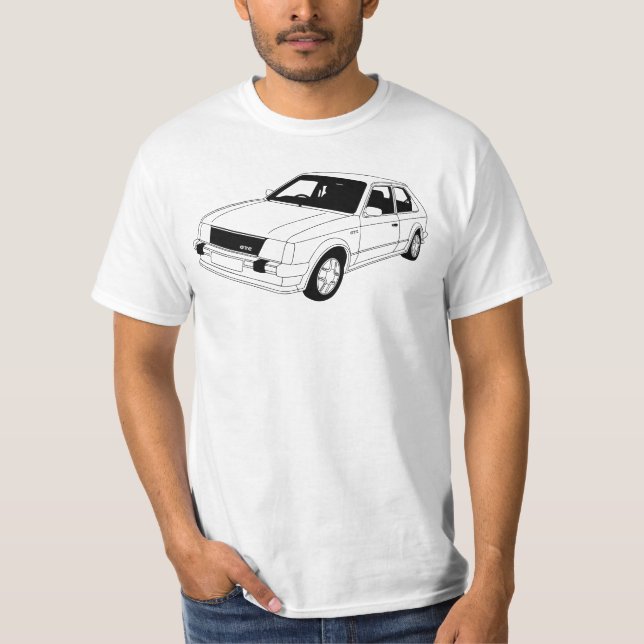 Camiseta T-shirt do GTE MK1 de Vauxhall Astra (Frente)