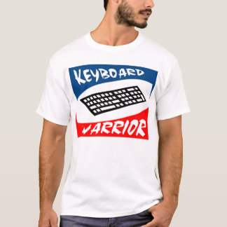 Camiseta T-shirt do guerreiro do teclado