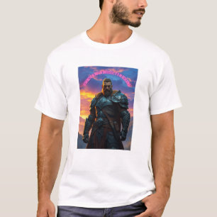 Camiseta T-shirt do guerreiro resistente.