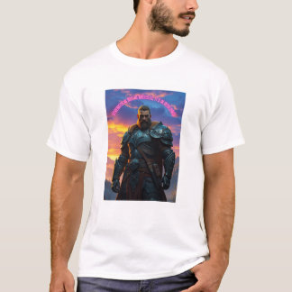 Camiseta T-shirt do guerreiro resistente.