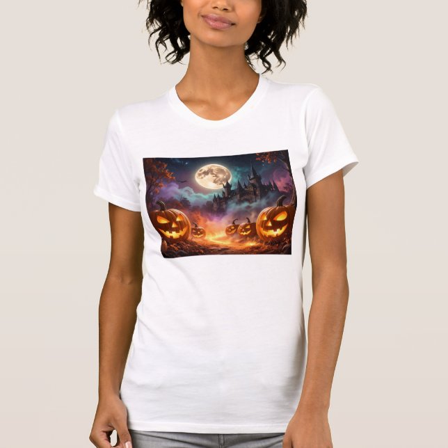 Camiseta T-Shirt do Halloween (Frente)