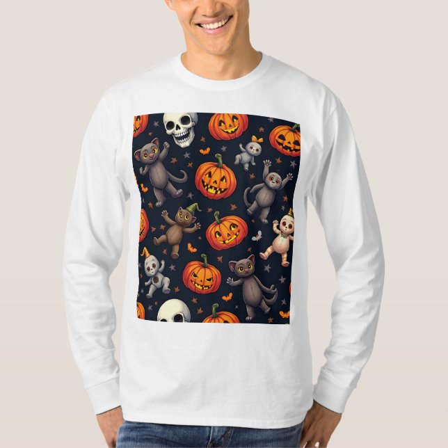 Camiseta T-shirt do Halloween (Frente)
