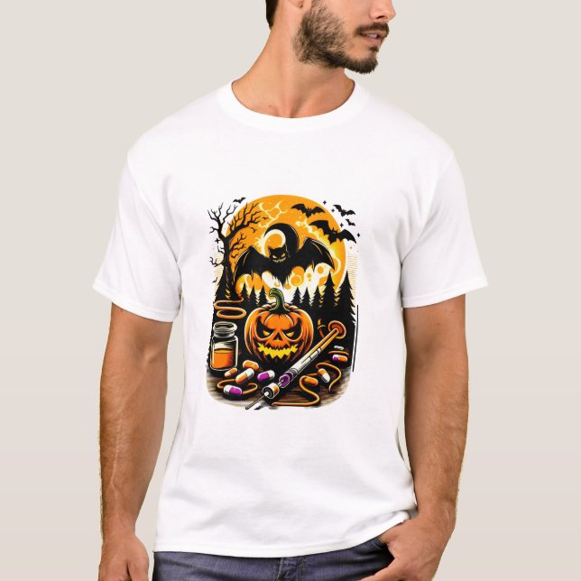 Camiseta T-shirt do Halloween (Frente)