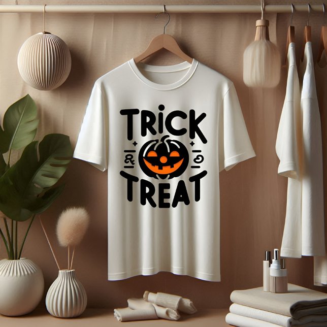 Camiseta T-shirt do Halloween (Trick or Treat T-shirt )