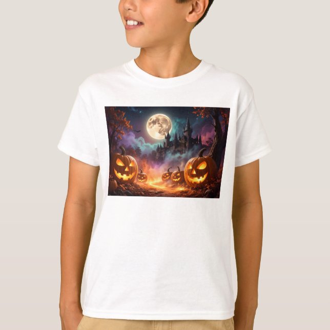 Camiseta T-Shirt do Halloween (Frente)