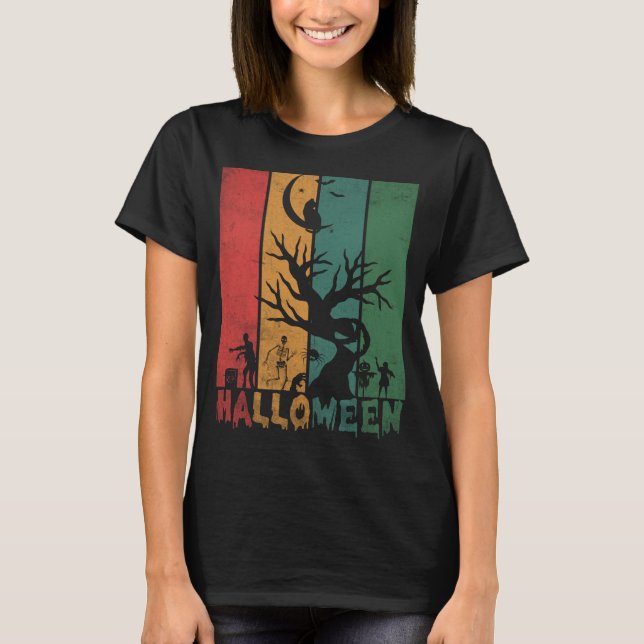 Camiseta T-Shirt do Halloween (Frente)