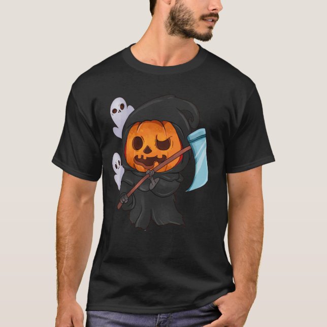Camiseta T-Shirt do Halloween (Frente)