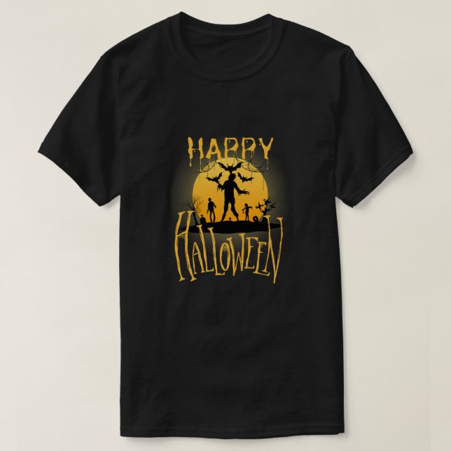 Camiseta T-shirt do Halloween (Frente do Design)