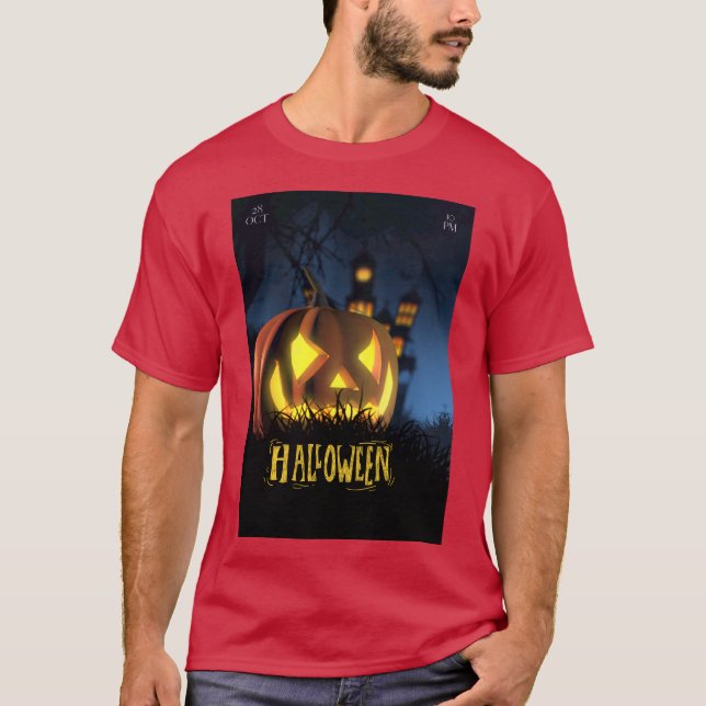 Camiseta T-Shirt do Halloween (Frente)