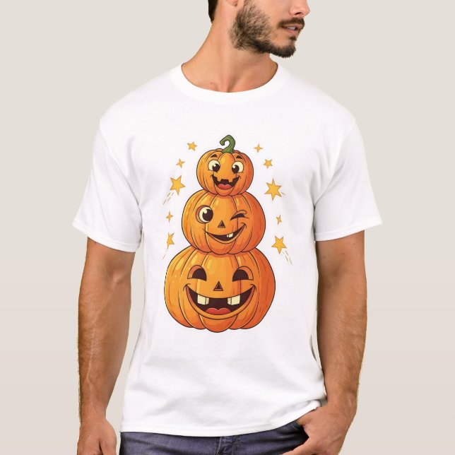 Camiseta T-Shirt do Halloween (Frente)