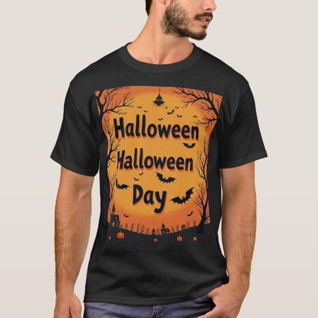 Camiseta T-shirt do Halloween (Frente)