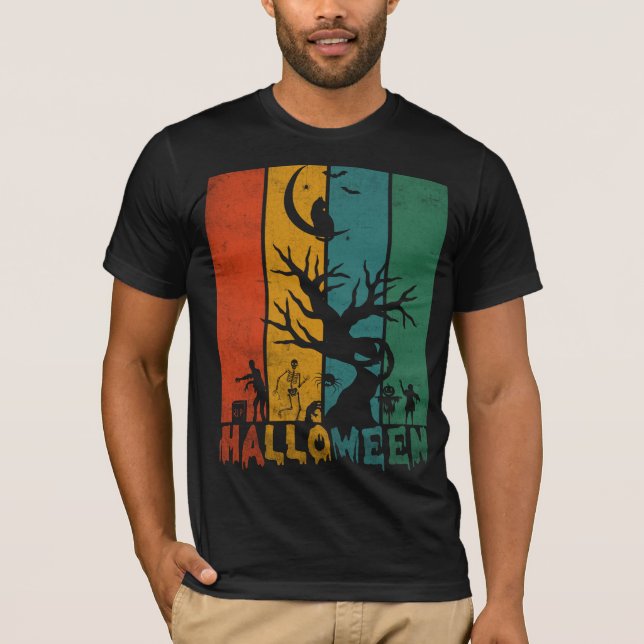 Camiseta T-Shirt do Halloween (Frente)