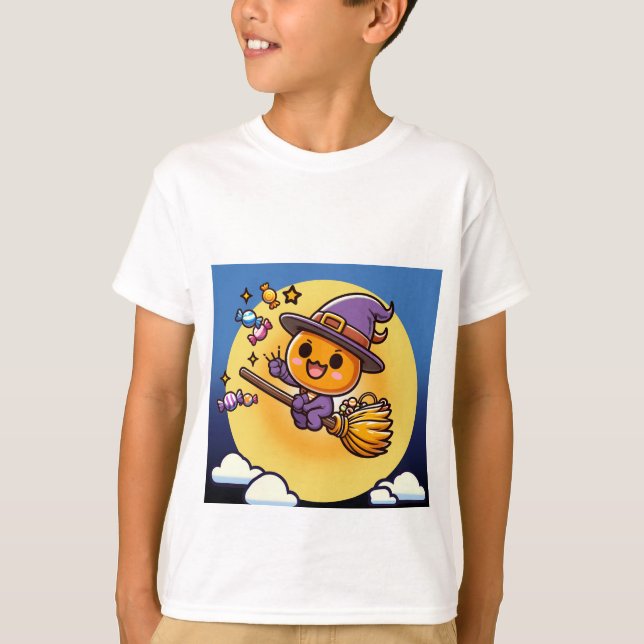 Camiseta T-shirt do Halloween Kid (Frente)