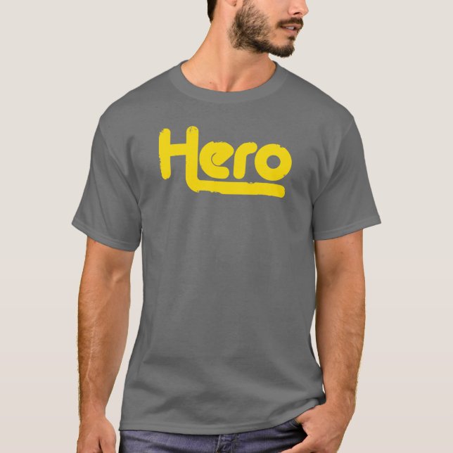 Camiseta T-shirt do herói (Frente)