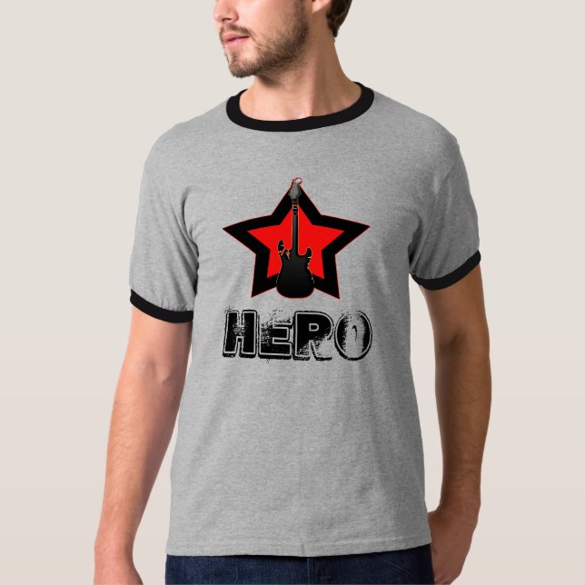 Camiseta T-shirt do herói (Frente)
