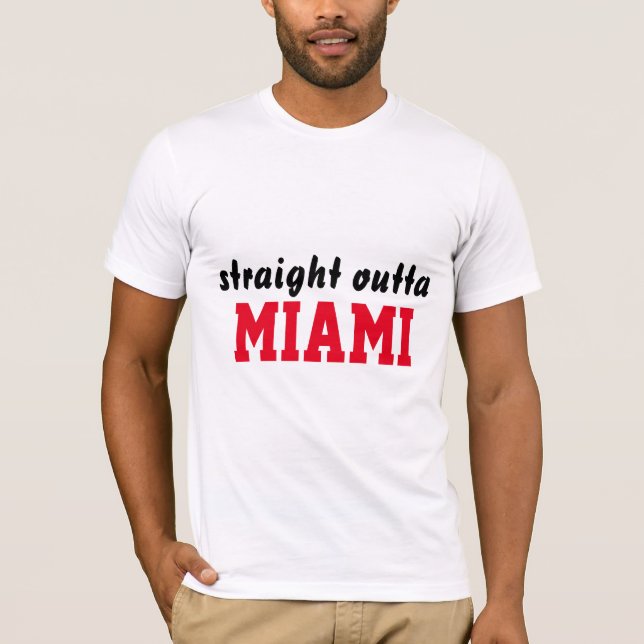 CAMISETA T-SHIRT DO HETERO OUTTA MIAMI (Frente)
