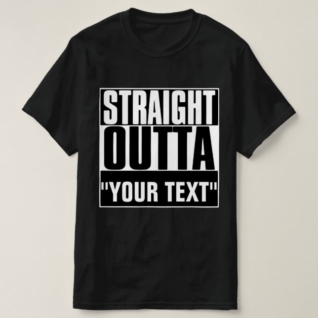 Camiseta T-SHIRT DO hetero "SEU TEXTO" (Frente do Design)