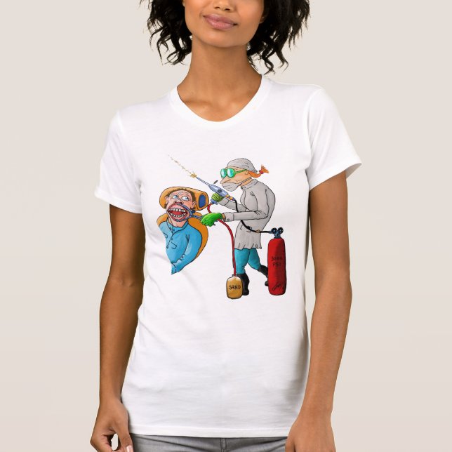 Camiseta T-shirt do higienista dental (Frente)