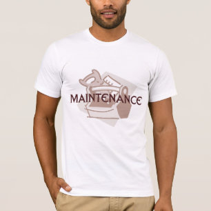 Camiseta T-shirt do homem de manutenção