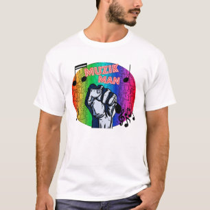 Camiseta T-shirt do homem de Muzik