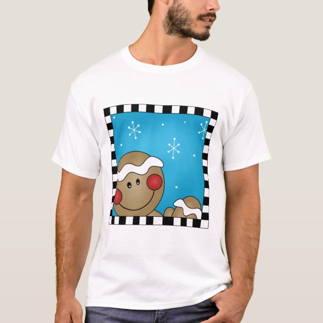 Camiseta T-shirt do homem de pão-de-espécie (Frente)