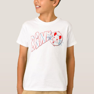 Camiseta T-shirt do hóquei do rato da pista do impressão