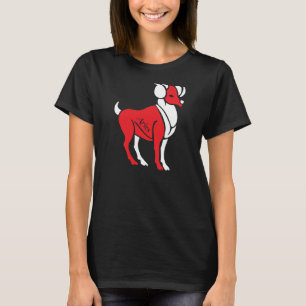Camiseta T-shirt do horóscopo do Aries