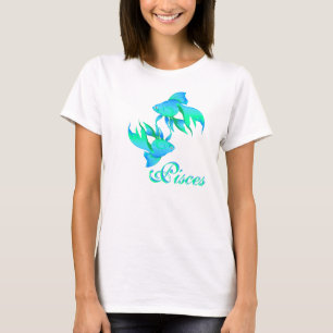 Camiseta T-shirt do horóscopo dos peixes