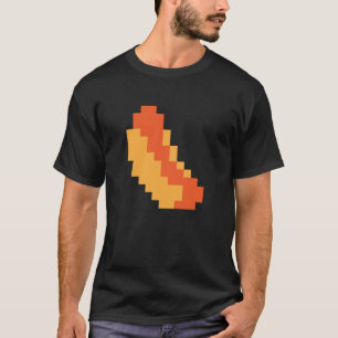Camiseta T-shirt do Hotdog do pixel