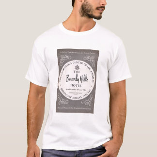 Camiseta T-shirt do hotel de Beverly Hills HOLLYWOOD 1953