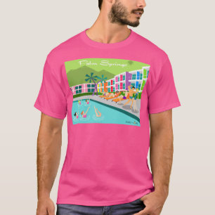 Camiseta T-Shirt do Hotel Retro Palm Primaveras