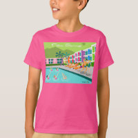 T-Shirt do Hotel Retro Palm Primaveras
