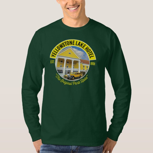 Camiseta T-Shirt do Hotel Yellowstone Lake (Frente)