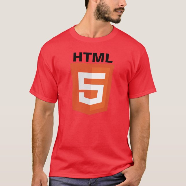 Camiseta T-shirt do HTML 5 (Frente)