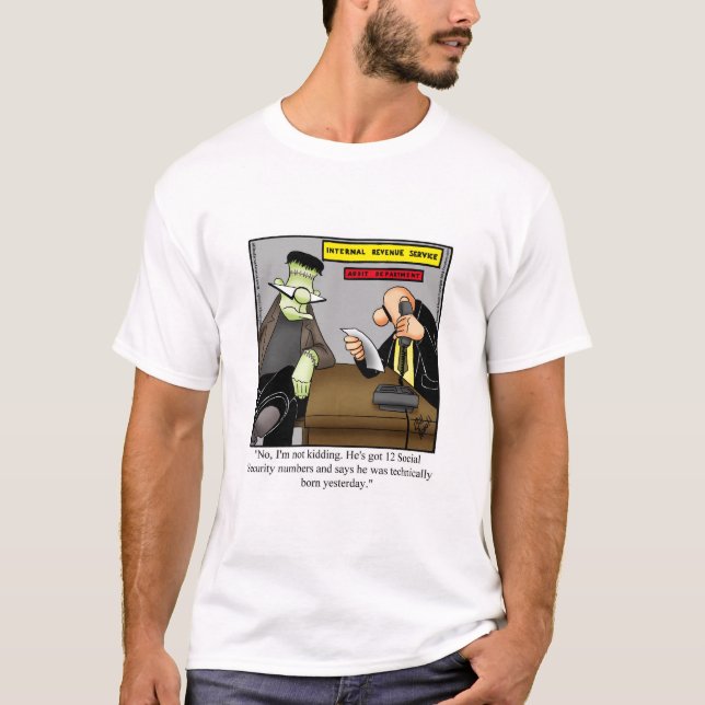 Camiseta T-Shirt do Humor de Receita Interna (Frente)