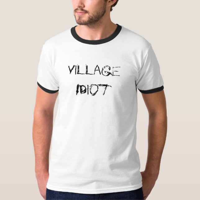 Camiseta T-shirt do idiota da vila (Frente)